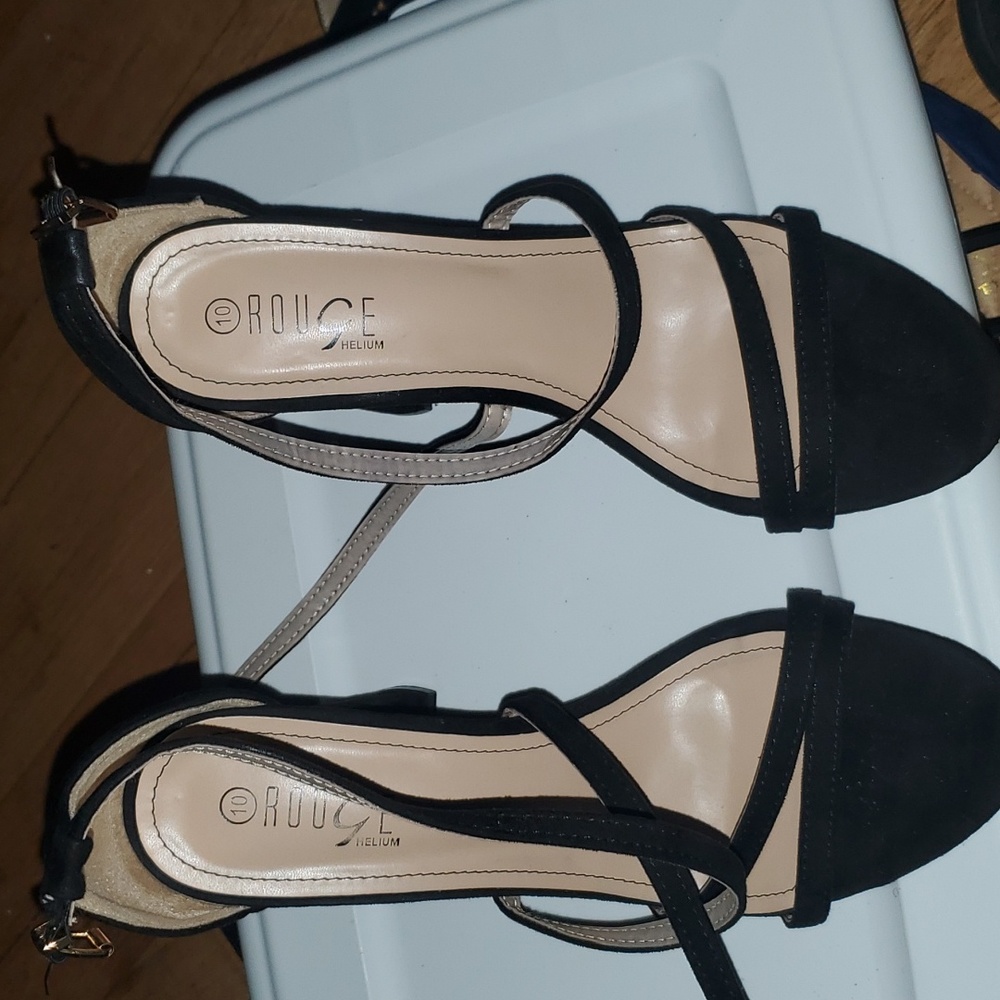 Black heels